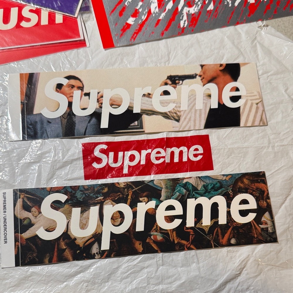 $OLD* Supreme Bundle Box Logo (2) Stickers 100% Authentic